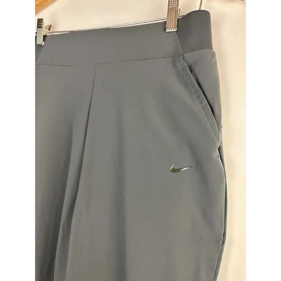 Nike Lady Bliss Training Pants Pull On Running CU5849-070 Gray Women's Medium - Picture 3 of 15